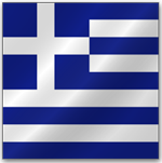 Флаг страны Греция