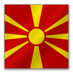Флаг страны Македония