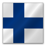 Флаг страны Финляндия